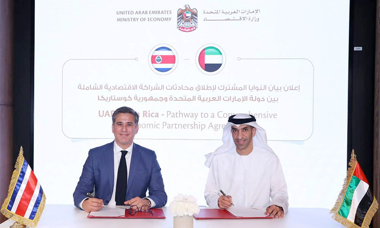 UAE, Costa Rica launch extensive  economic partnership dialogue