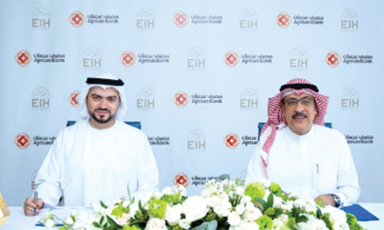 Ajman Bank signs deal with EIH