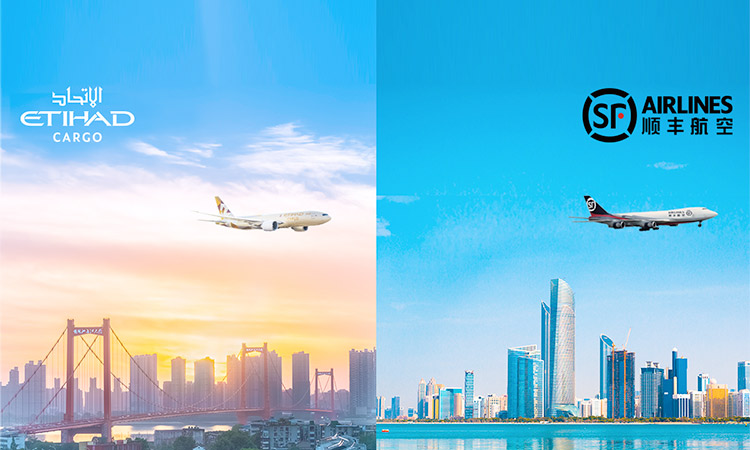 Etihad Cargo, China’s SF   Airlines connect   their mega hubs