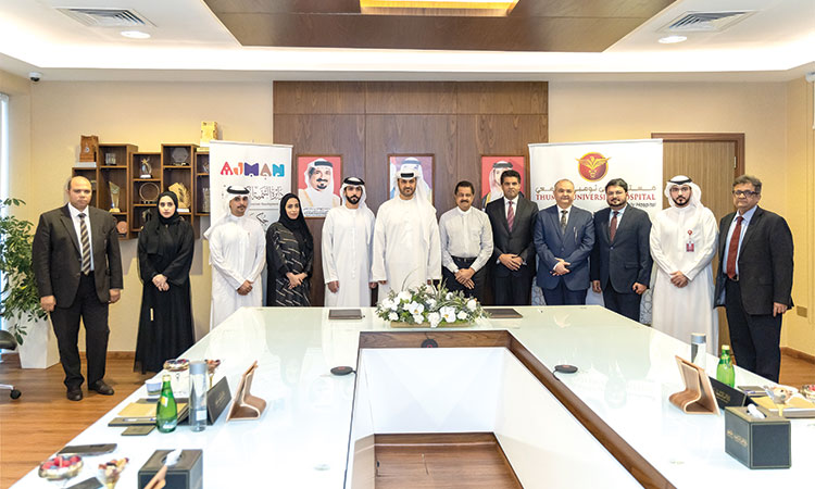 Ajman and Thumbay Group sign MoU to support medical tourism