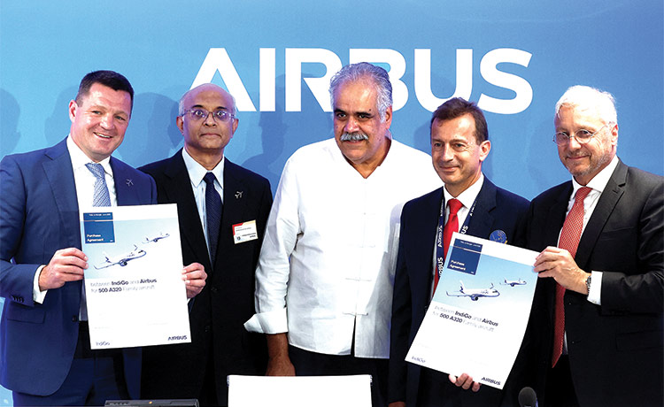 Airbus receives historic order of 500 planes from India’s IndiGo