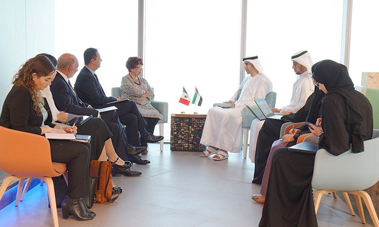 Al Zeyoudi discusses economic  ties with Mexican delegation