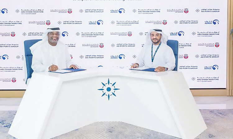 Adnoc and Abu Dhabi Maritime to explore marine refuelling facilities