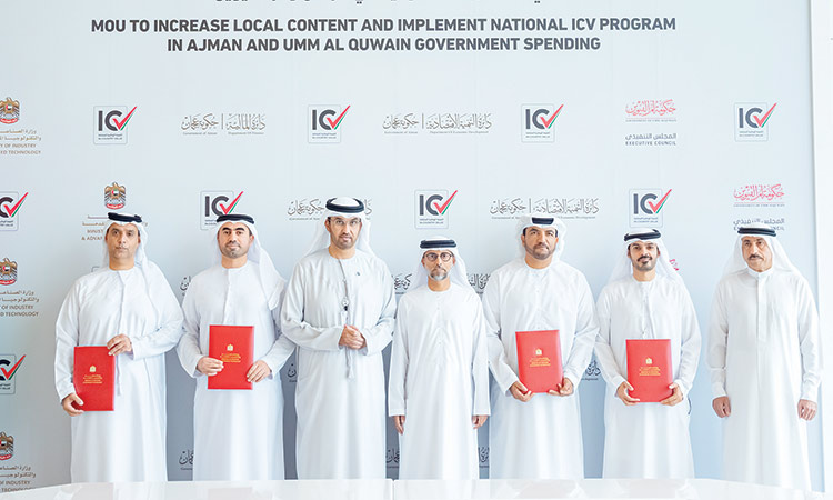 Ajman UAQ government entities join National ICV Program