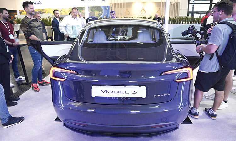 Tesla, Chinese EV brands jostle for limelight at German fair