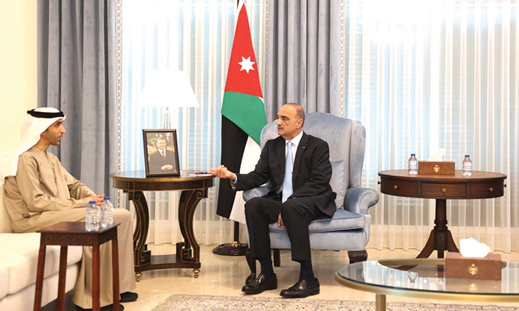 UAE, Jordan discuss elevating  trade and investment relations