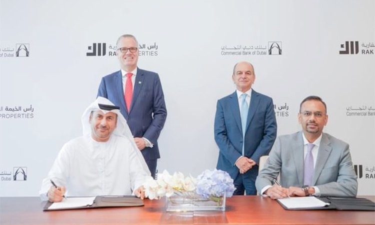 RAK Properties, Commercial Bank of Dubai forge strategic deal to support project development in Mina Al Arab