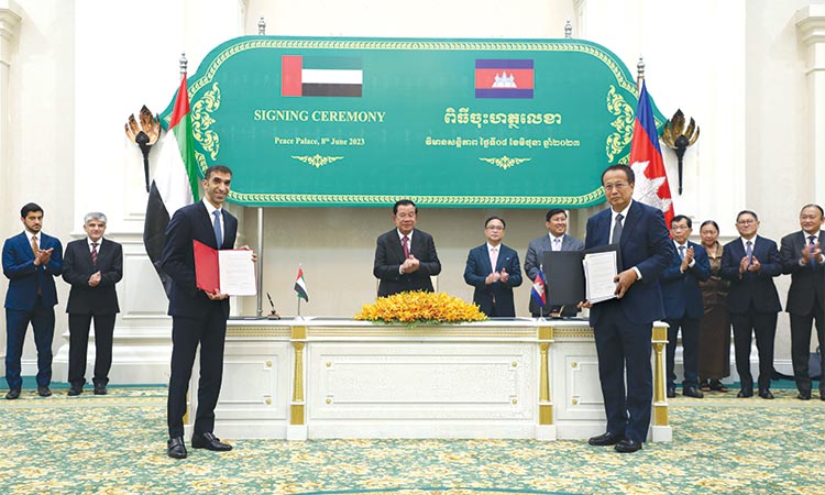 UAE’s economic partnership deal with Cambodia enters into force