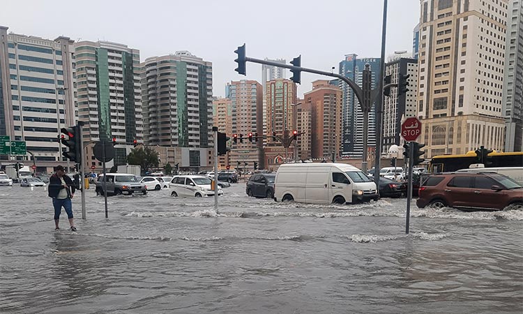 UAE encounters heavy rain, lightning, thunder, and hail