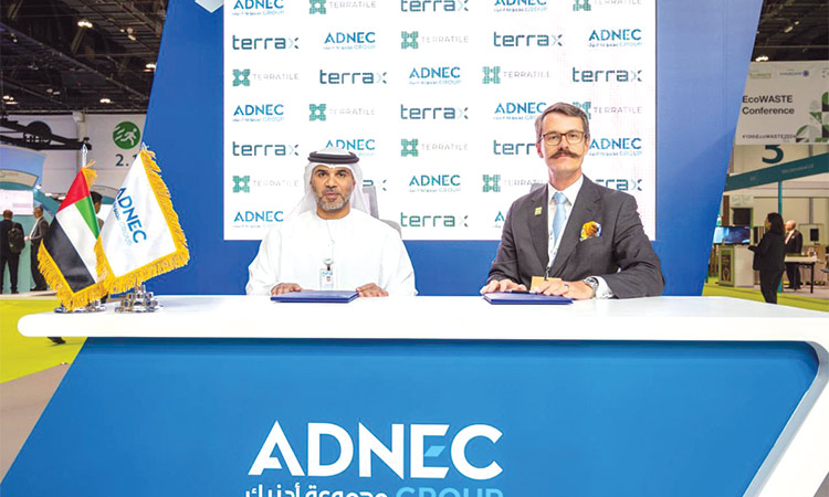 Adnec Group partners with Terrax to develop 100% recycled flooring system