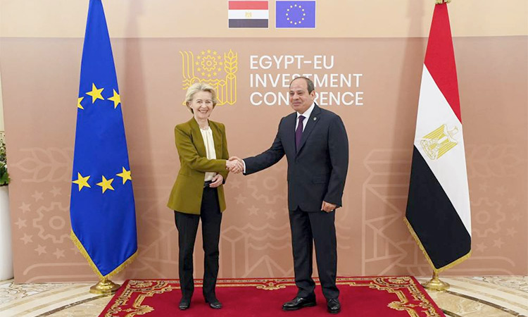 Egypt, EU hold meet to help Cairo battle inflation, currency crisis