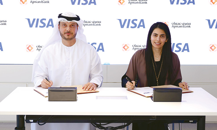 Ajman Bank Visa sign Partnership deal