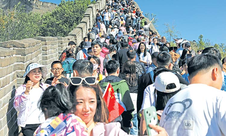 China sees 5.4-fold increase in inbound tourist arrivals in H1