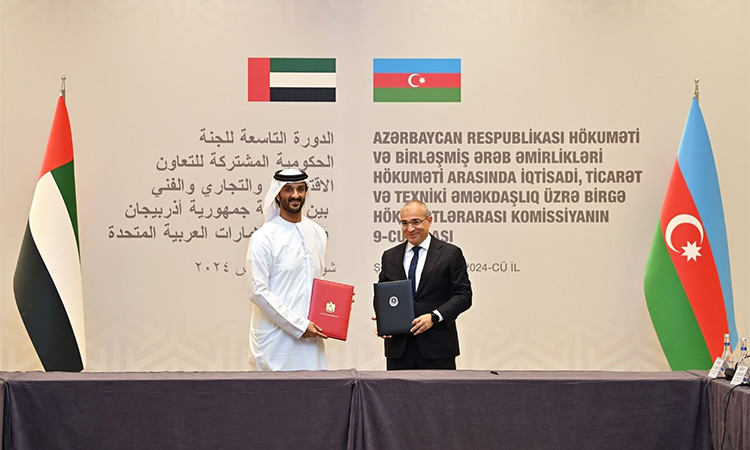 UAE, and Azerbaijan agree to develop economic partnership