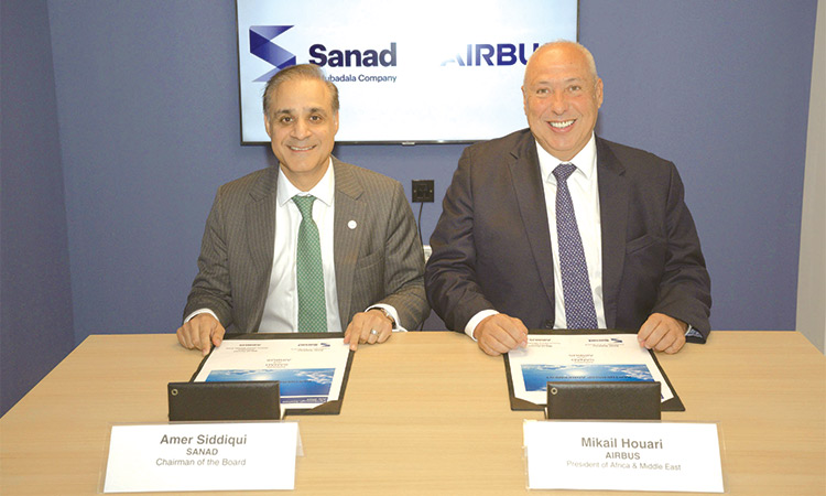 Sanad, Airbus sign partnership deal