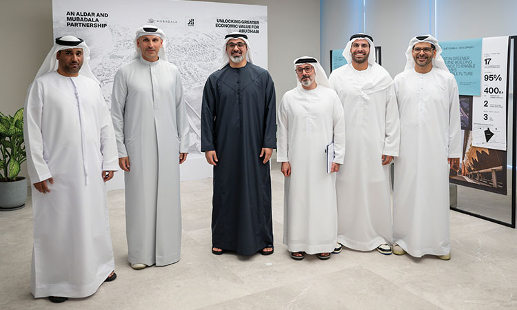 Mubadala teams up with Aldar for  Dhs30 billion projects in Abu Dhabi