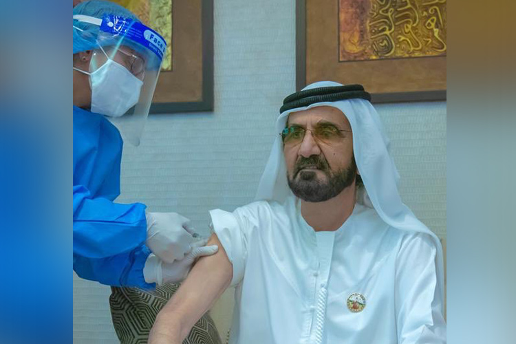 Sheikh Mohammed receives COVID-19 vaccine shot