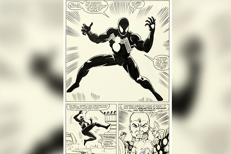 Spider-Man comic book page leaps to record $3.36 million at auction