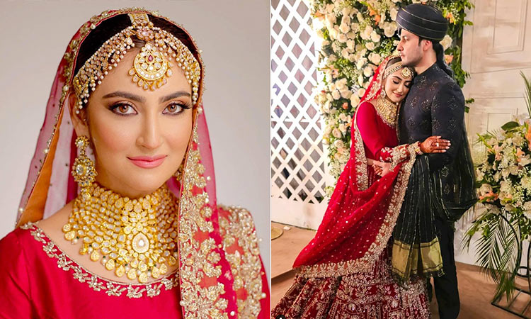 Pakistani stars Hiba Bukhari, Arez Ahmed tie the knot