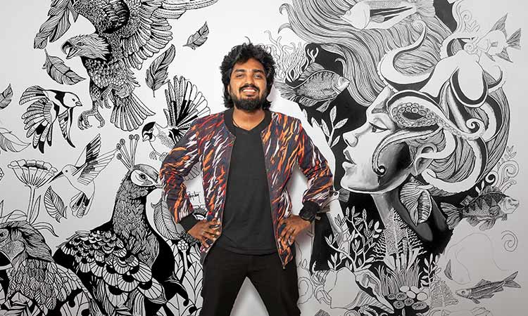 Sijin Gopinathan’s doodle art wins oodles of all-round appreciation