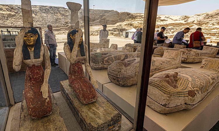 VIDEO: Statuette of architect among new cache of ancient Egyptian artifacts