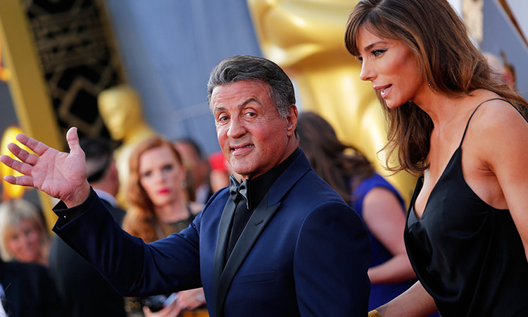 Sylvester Stallone’s wife files for divorce days after he covers tattoo of her face with a dog