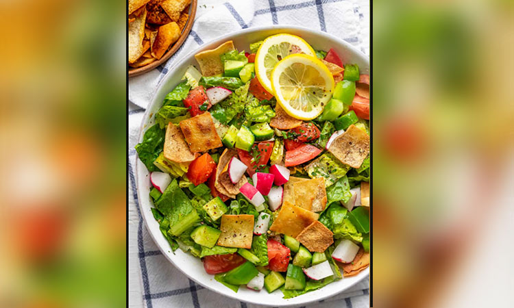 Deconstructed fattoush is the perfect dinner party platter