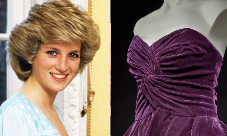 Princess Diana’s purple Victor Edelstein dress to be auctioned by Sotheby’s