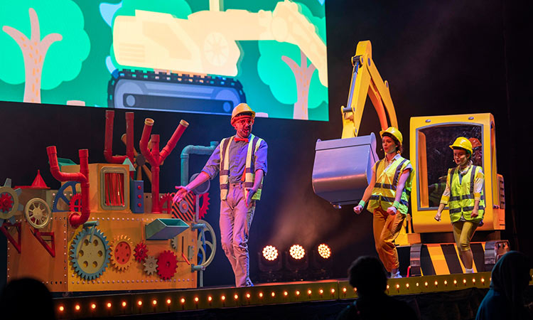 Blippi wows young crowd at Etihad Arena with educational performance