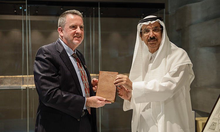 US Mission gifts rare Quran to Mohammed bin Rashid Library