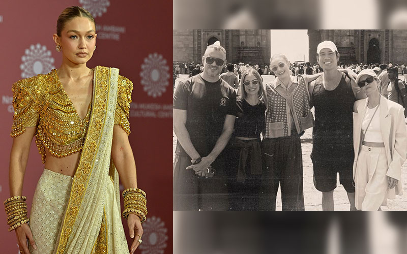 Gigi Hadid visits Mumbai's CSMT, Gateway of India on 'unf...