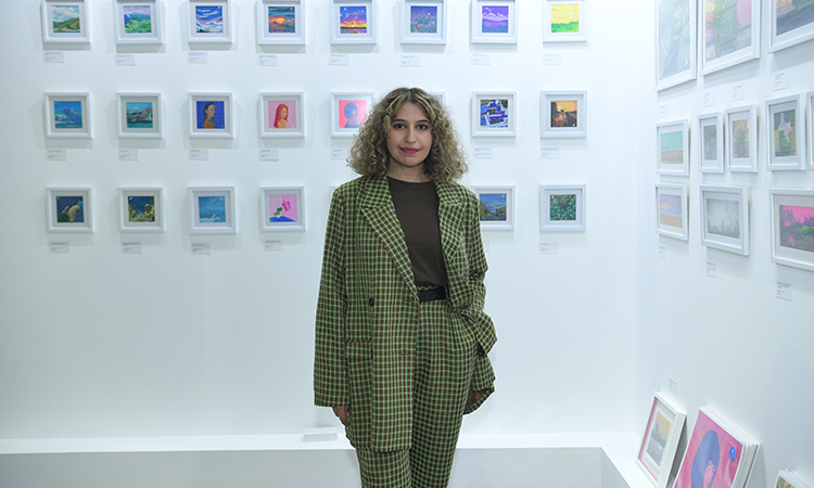 Emirati artist Mouza Al Mansoori’s abstracts look at the world for stories