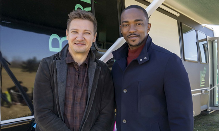 Jeremy Renner says Anthony Mackie ‘was at my bedside’ after snowplough accident