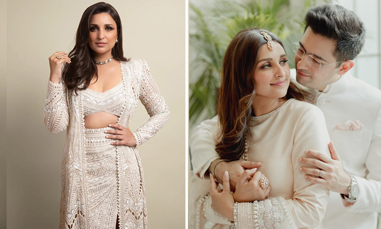 Parineeti blushes when paparazzi quiz her about her wedding