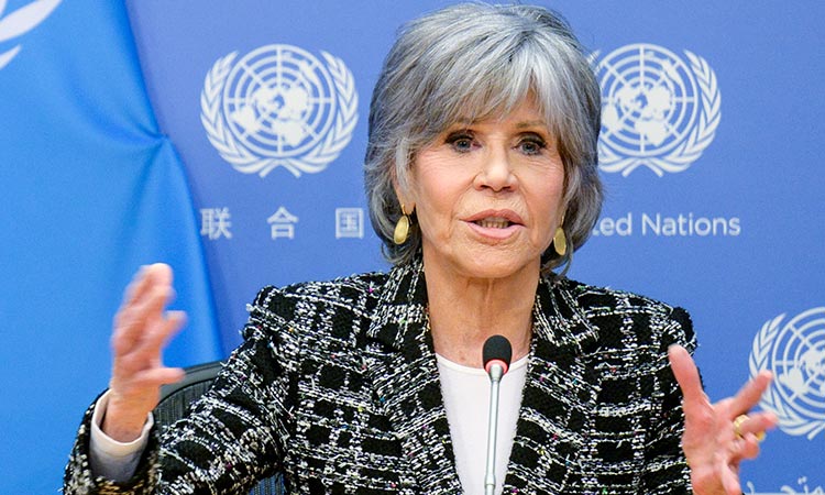 Jane Fonda announces break from acting in run-up to the presidential poll