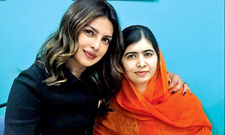 Priyanka sends b'day wishes to Malala: 'Be blessed with the best'