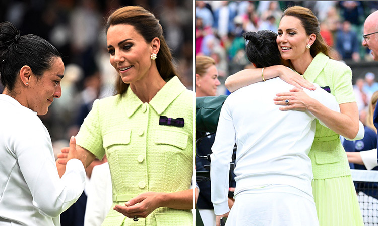 Kate Middleton consoles heartbroken Ons Jabeur after Wimbledon loss