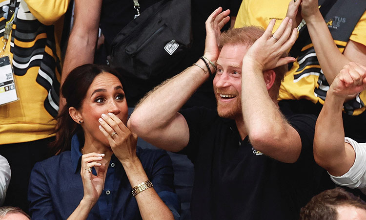 Prince Harry enjoys birthday treat in Germany with wife Meghan as he turns 39