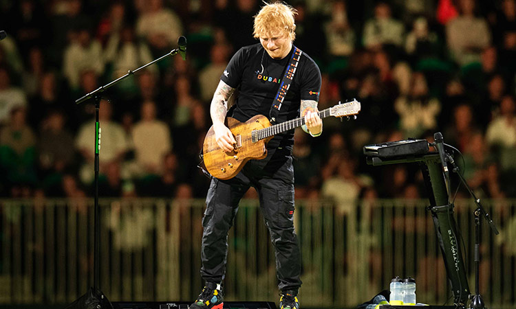 Ed Sheeran takes over 60,000 Dubai fans by storm