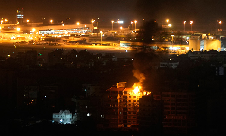 Massive explosions rock Beirut, one strike comes very close to airport