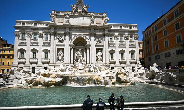 Visitors to get rare view of Rome's Trevi Fountain