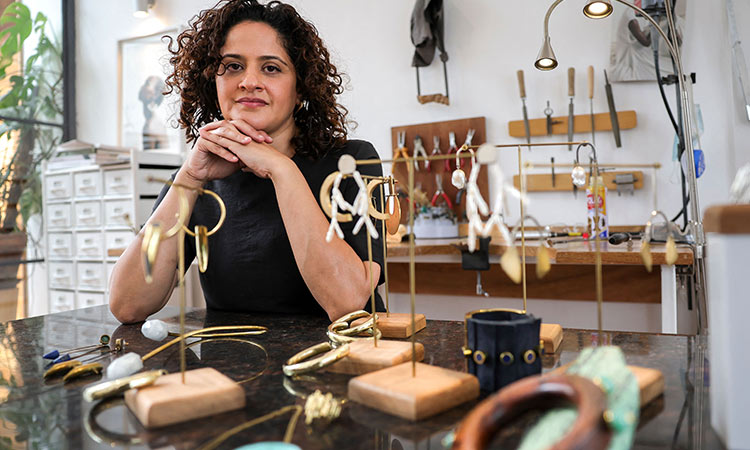 Ropes, brass, stone: Reinventing sophisticated jewellery in Kenya