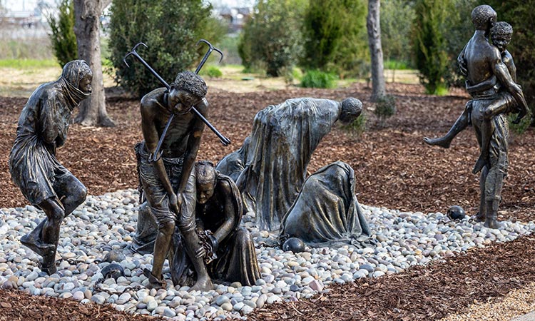 Sculpture park offers an unflinching look at the country’s history of slavery