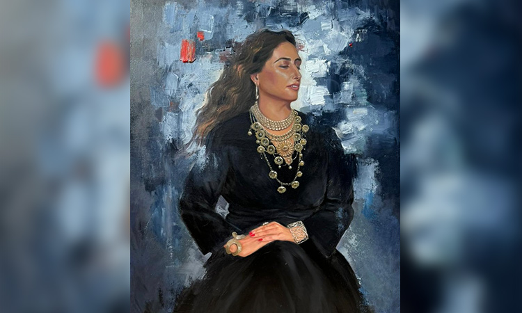 Emirati artist Faezeh Mohammed Hassan celebrates national culture in her works