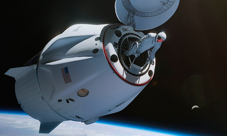 SpaceX employee, billionaire conduct first private spacewalk in Polaris mission