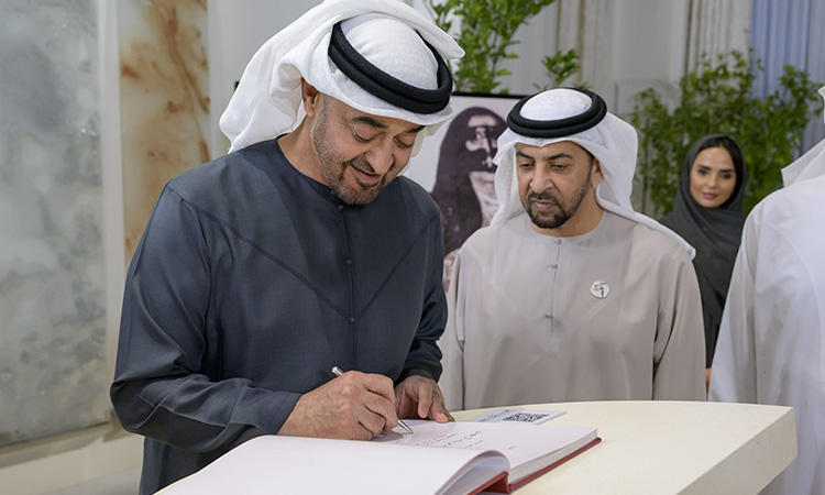 UAE President receives copy of book 'Sheikha Salama Bint Butti'