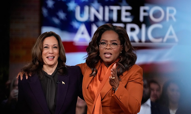 Harris tells Oprah any intruder to her home is 'getting shot'