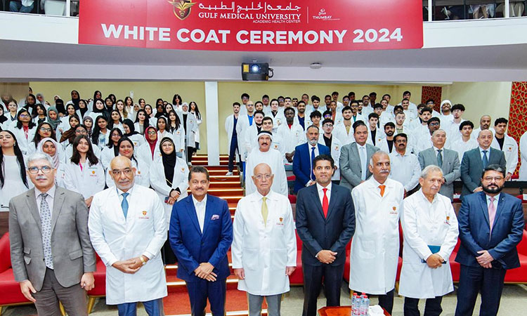 700 New Health Professionals Sworn In During Gulf Medical University's 26th Biggest White Coat Ceremony