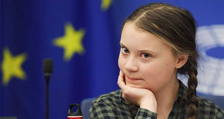 Swedish environmental activist Greta Thunberg back in class after a year off for climate