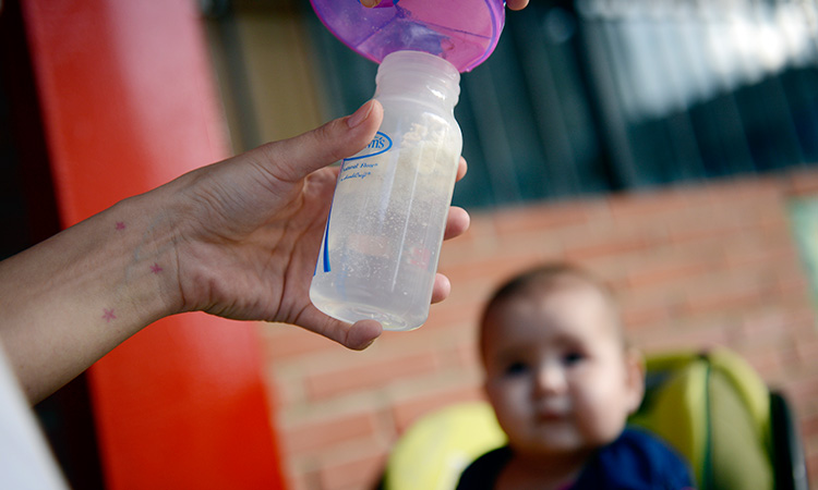 High levels of microplastics leak from baby bottles during formula prep, study finds